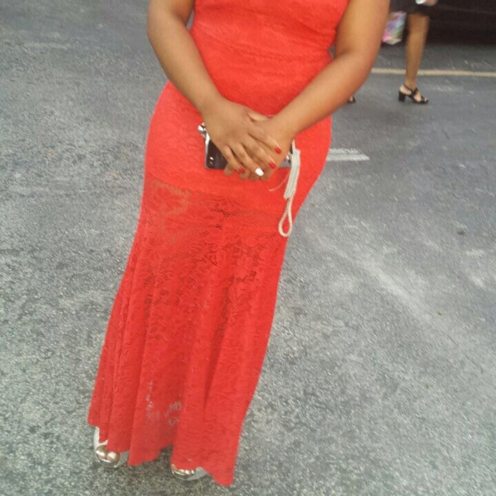 Red Laced dress
